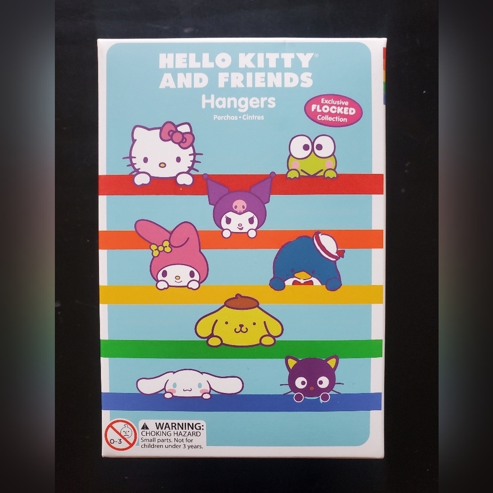 Hello Kitty & Friends Exclusive Flocked Collection Blind Box Keychain Hanger NIB